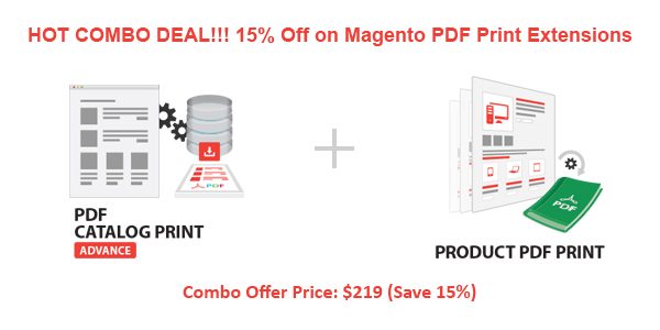 HOT COMBO DEAL!!! 15% Off on Magento PDF Print Extensions