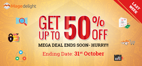 Auspicious October ' Mega Deal ends soon- Hurry!!