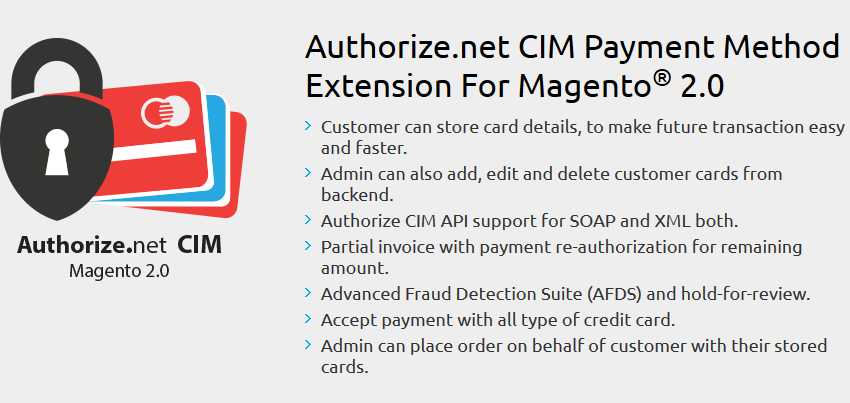 Authorize.net CIM - Magento 2 