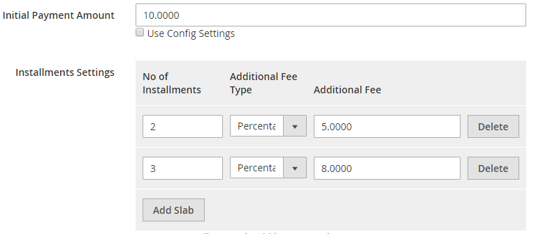 Manage-fees-charges on partial payment