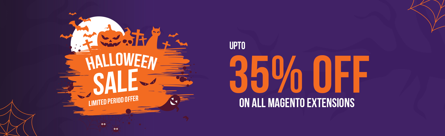 Halloween Sale 2018 on Magento Extensions by MageDelight