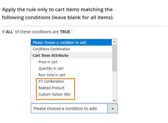 custom option and related product rule to increase sale