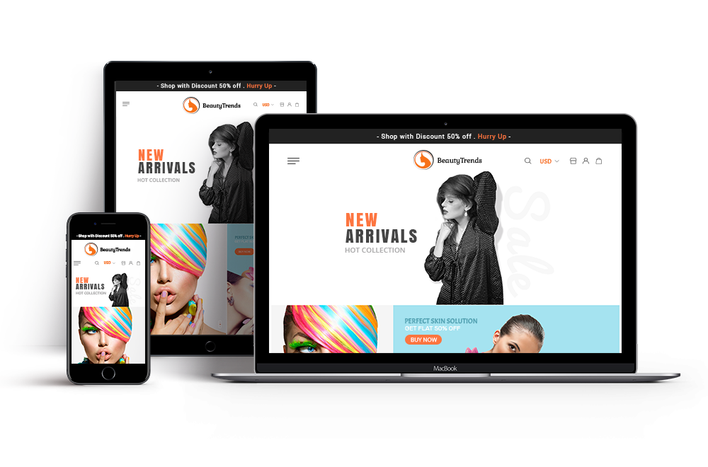Magento 2 Theme for beauty products
