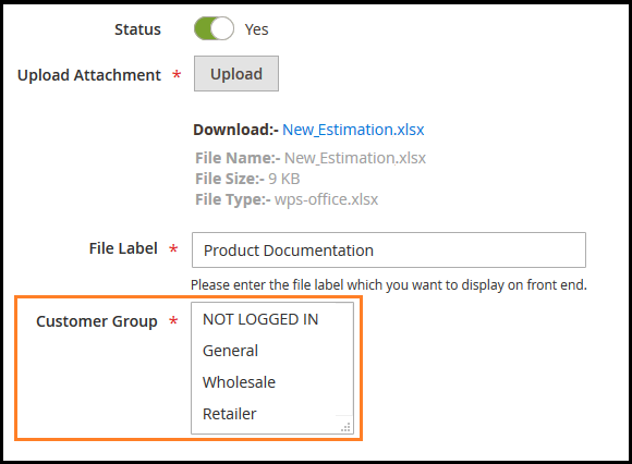 Customer Groups with Product Attchments Magento 2 Extension