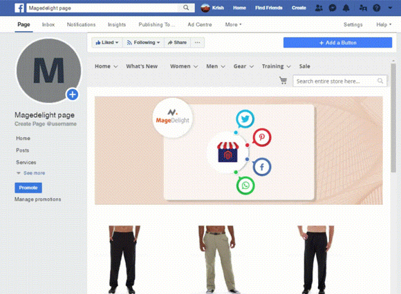 Integrate Your Store to Facebook with social media promotion for magento 2