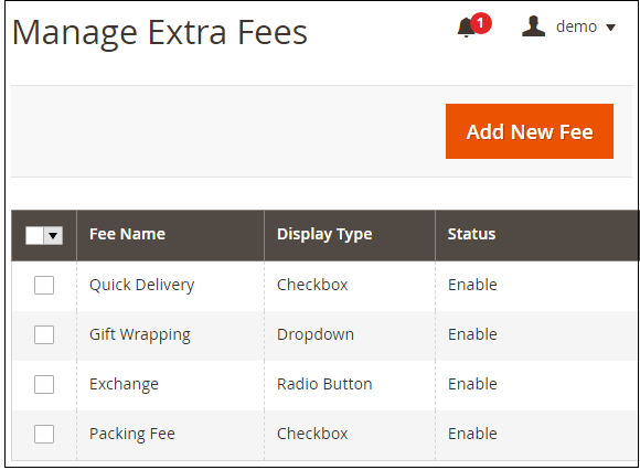extra charge of payment method for magento 2