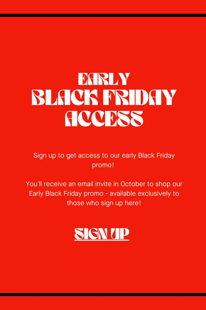 early black friday deals
