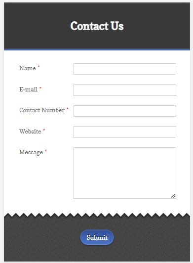 contact form example