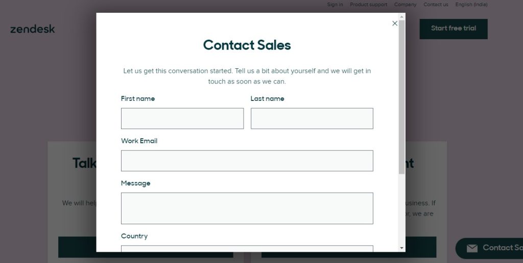 zendesk contact form